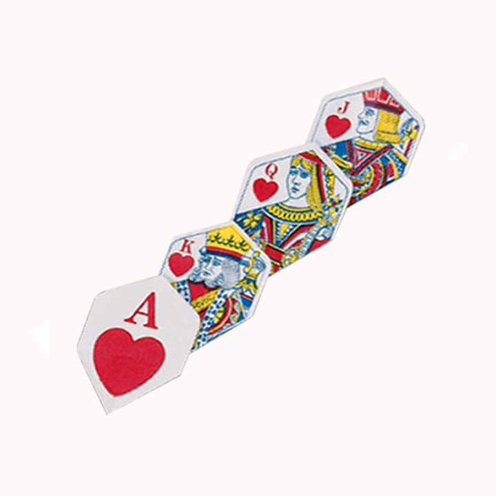 Hearts Playing Cards Darts Flights